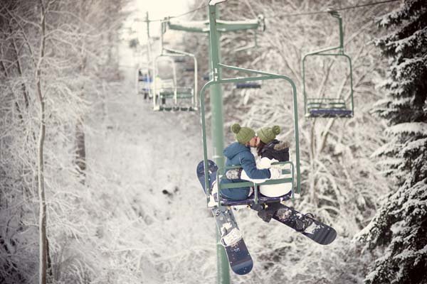 snowboarding engagement photos