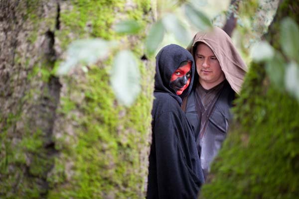 star wars theme engagement photos