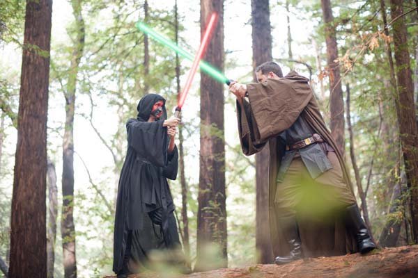 star wars theme engagement photos