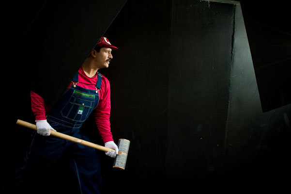 super mario bros engagement photos