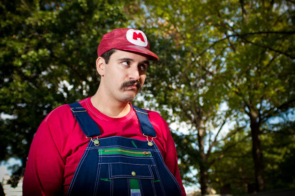 super mario bros engagement photos