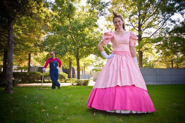 super mario bros engagement photos