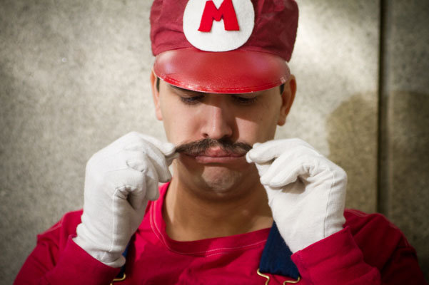 super mario bros engagement photos