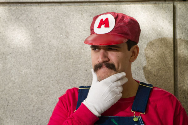 super mario bros engagement photos