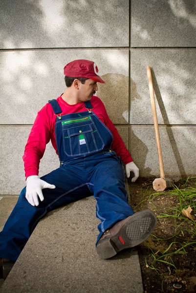 super mario bros engagement photos