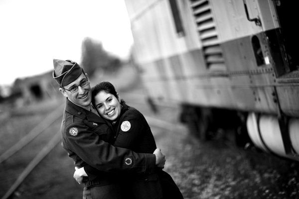 world war ii patriotic army engagement photos