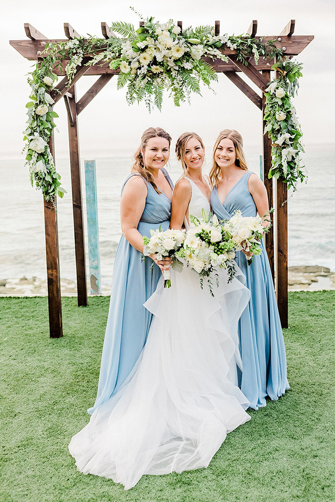 bride and bridesmaids