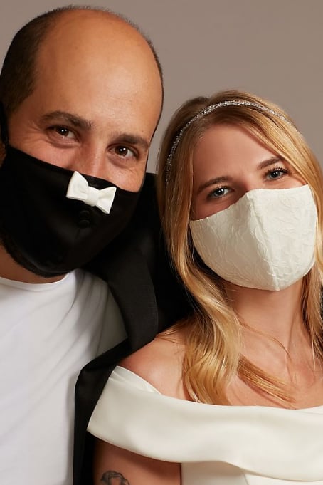 his and hers wedding face masks