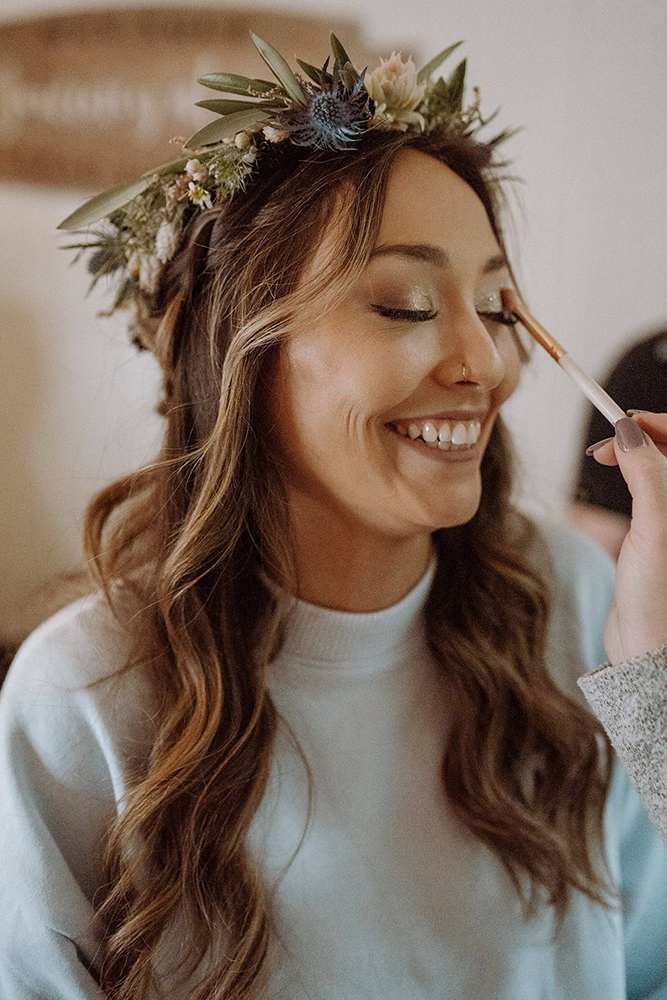 bride getting ready