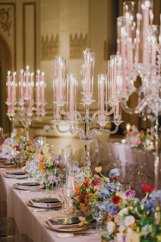 candle wedding centerpiece