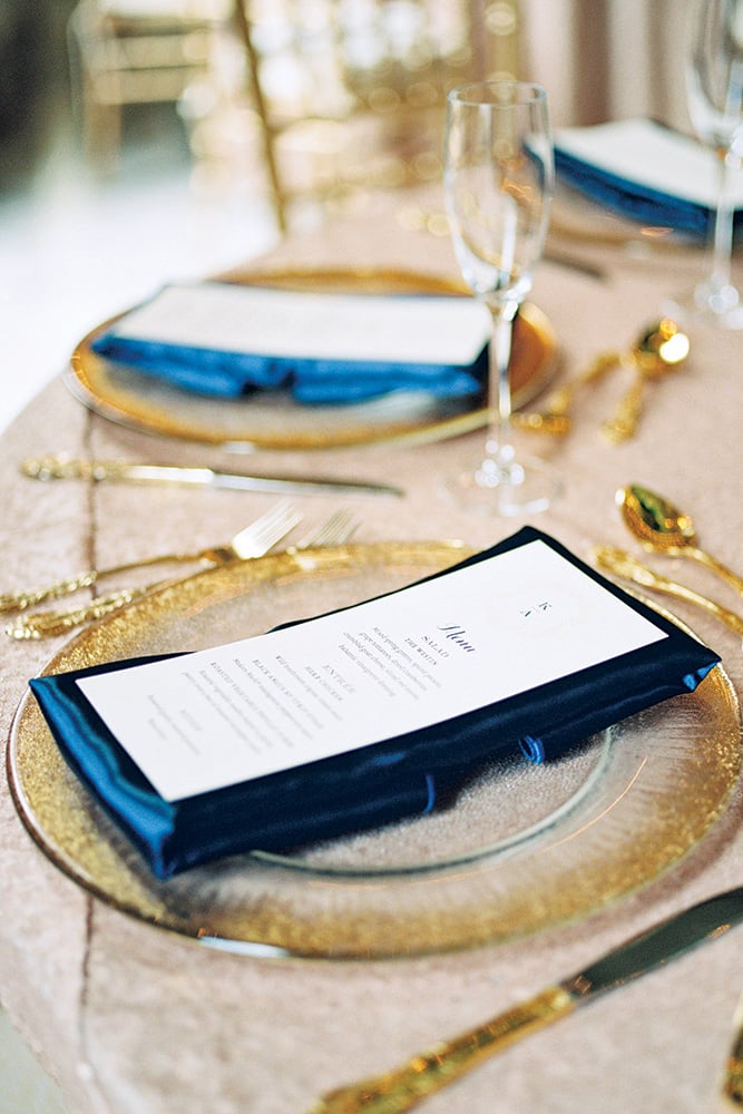 wedding place setting