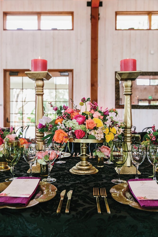 tall wedding centerpiece