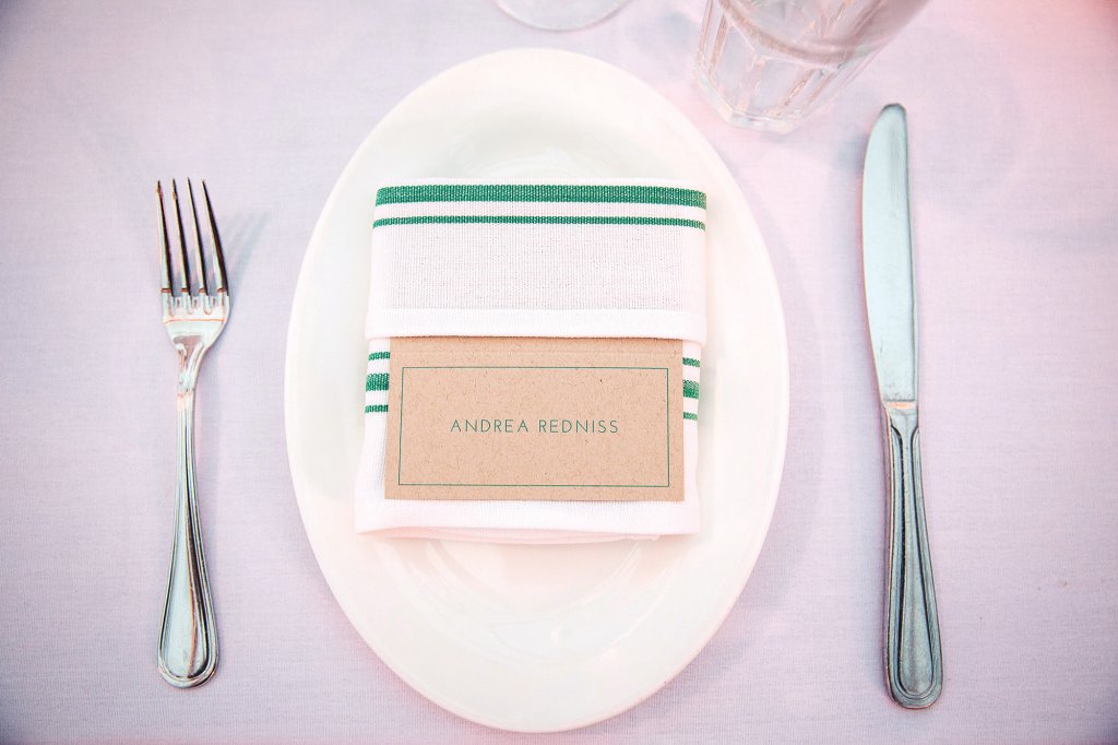 wedding place setting