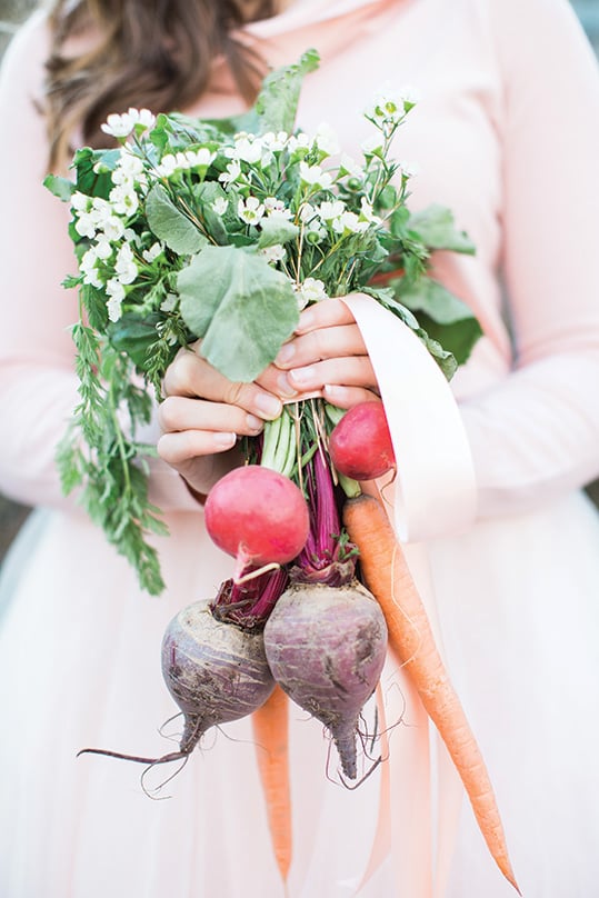 farm themed bouquet