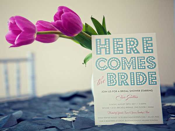 bridal shower invitation