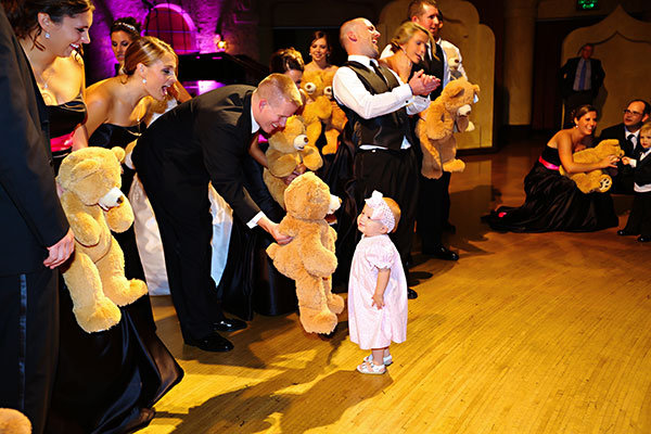 teddy bear toss instead of garter toss