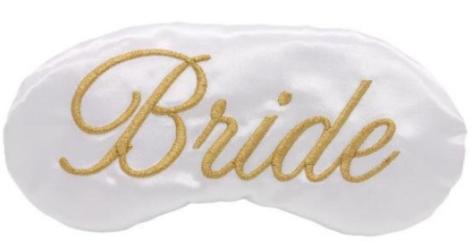 birdy gray bride sleeping mask