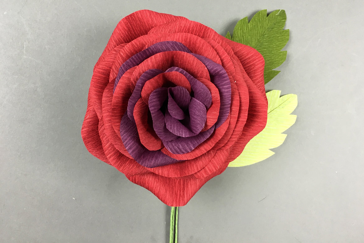 diy crepe flower garden rose