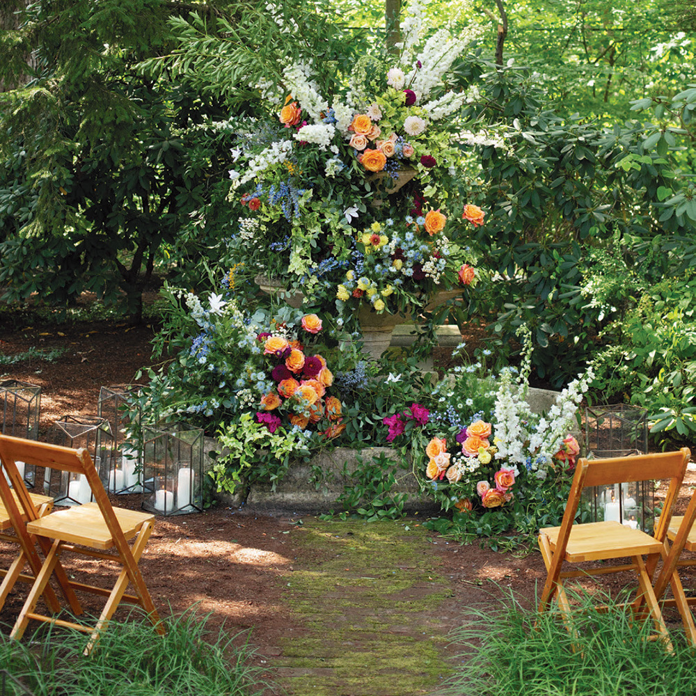 outdoor wedding ceremony