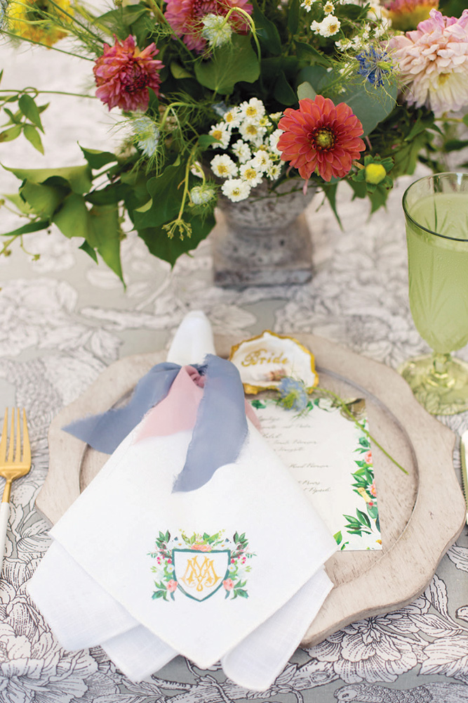 wedding place setting