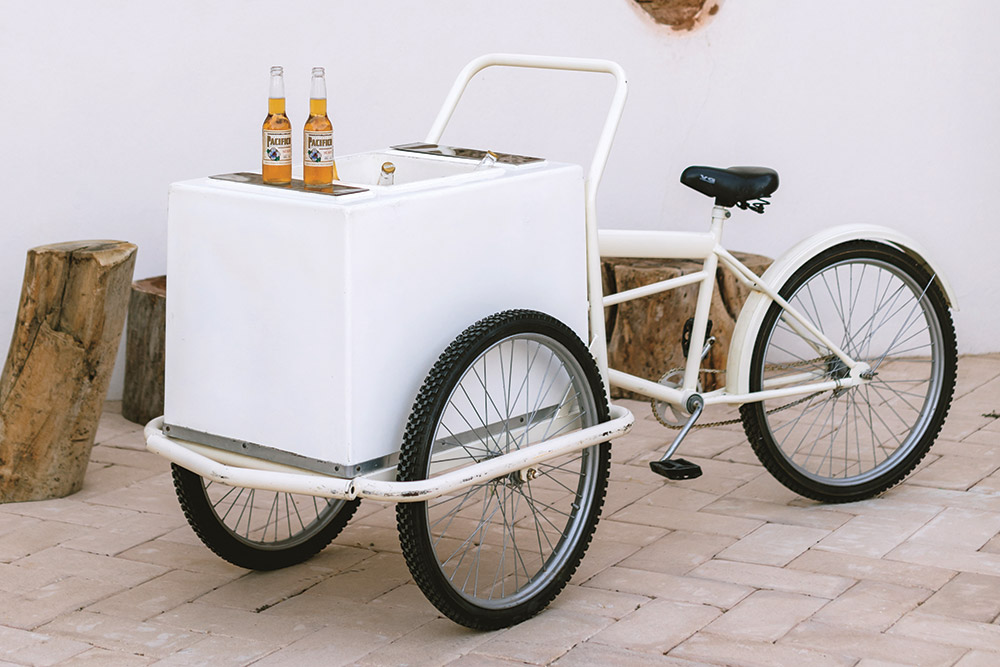 wedding bar cart