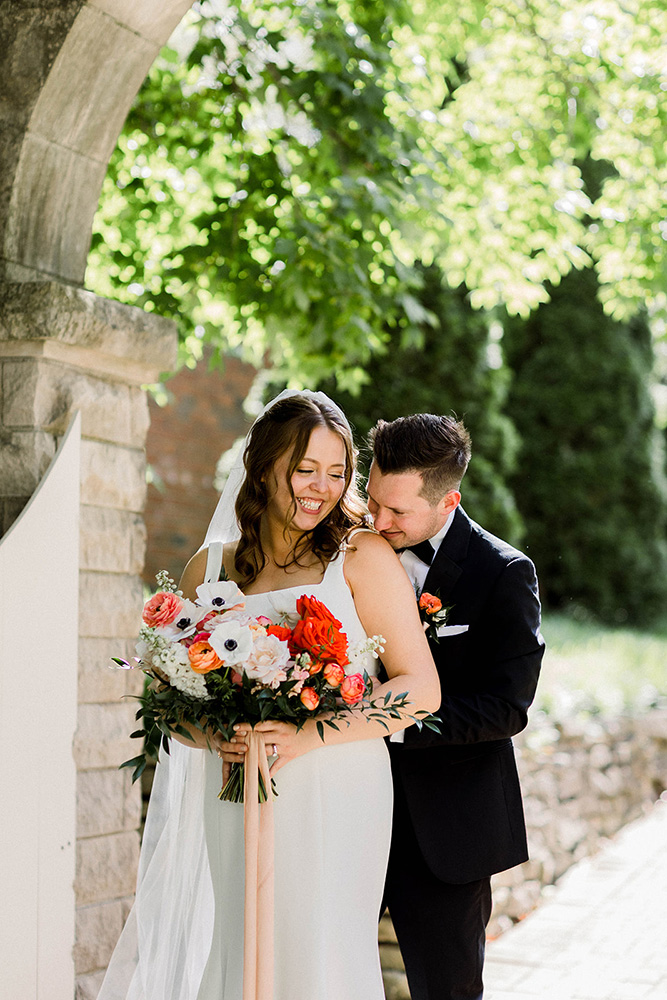 wedding bride and groom