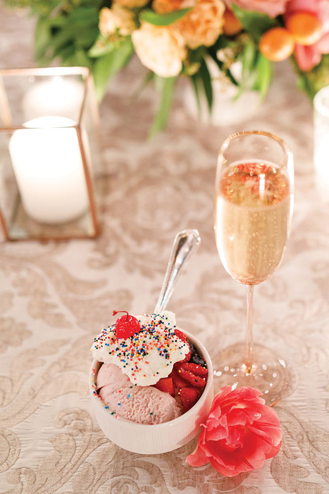 Wedding Ice Cream Sundae Bar