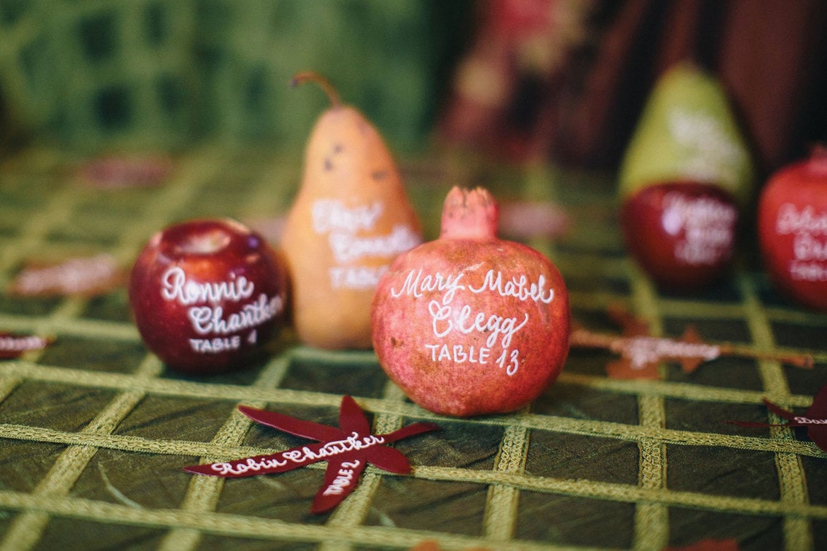 fall escort cards