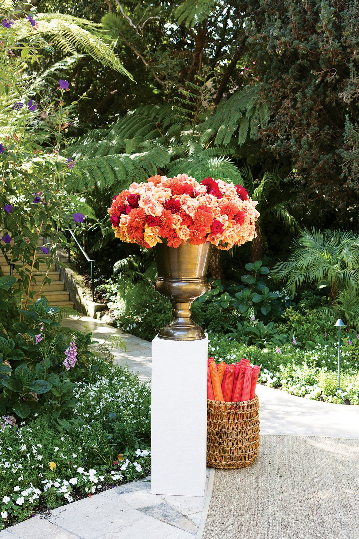 wedding ceremony parasols