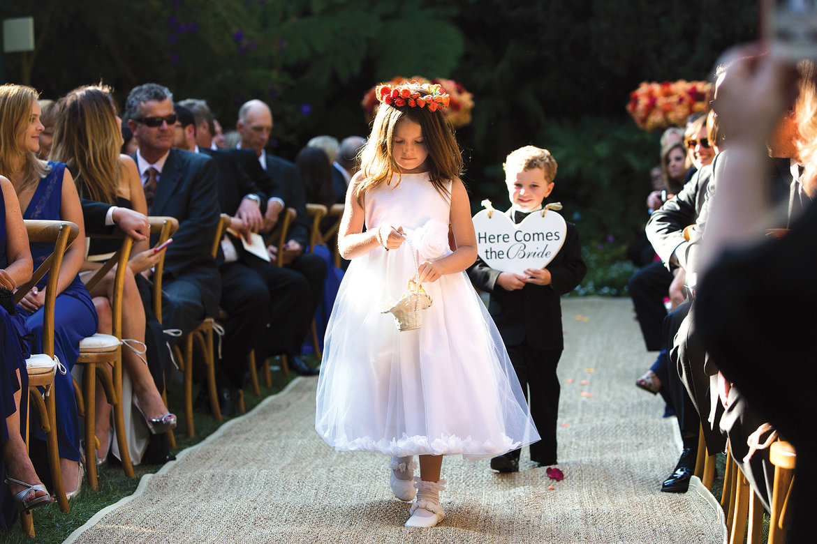 flower girl and ring bearer