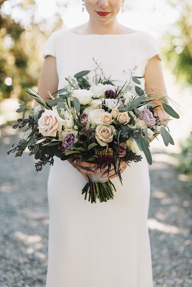 Garden wedding bouquet