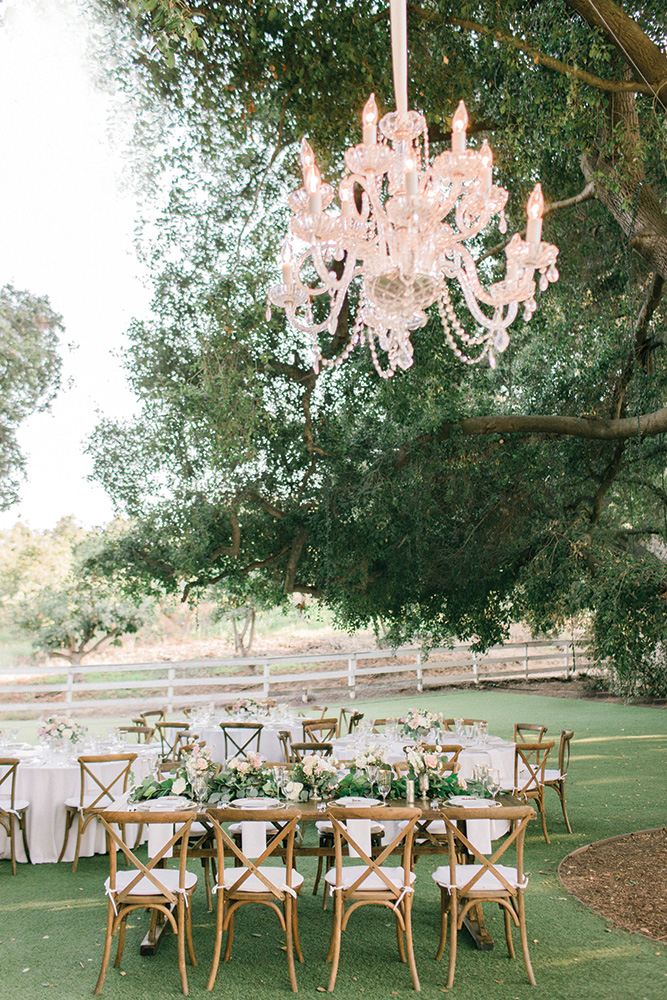 Ranch wedding reception