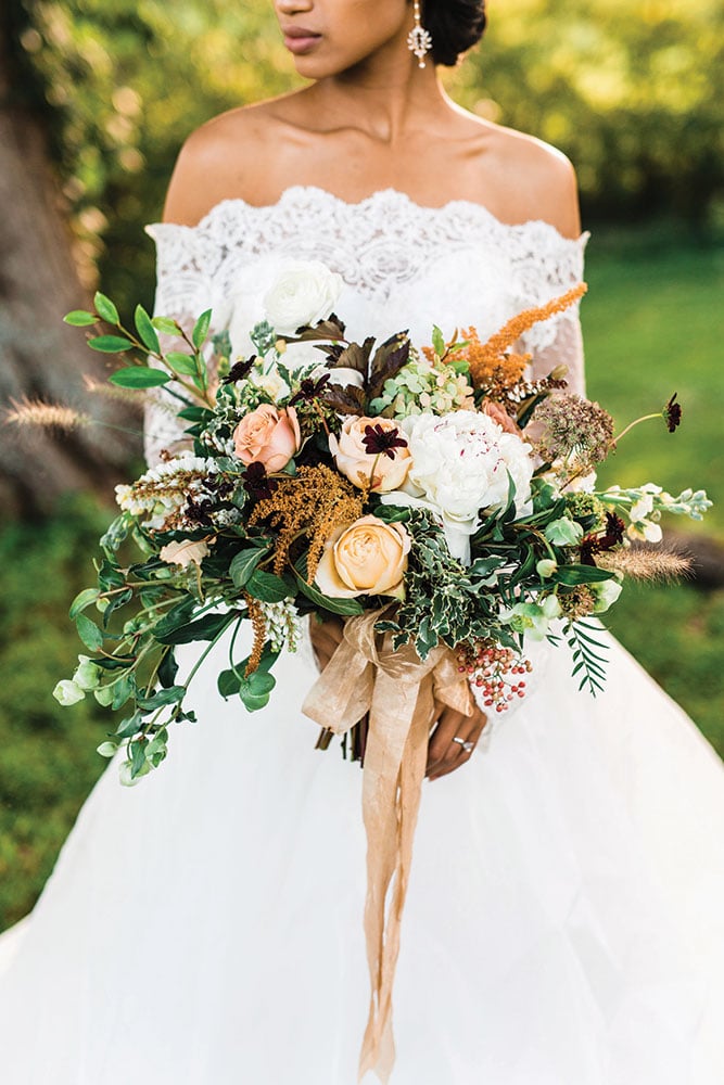 fall bridal bouquet