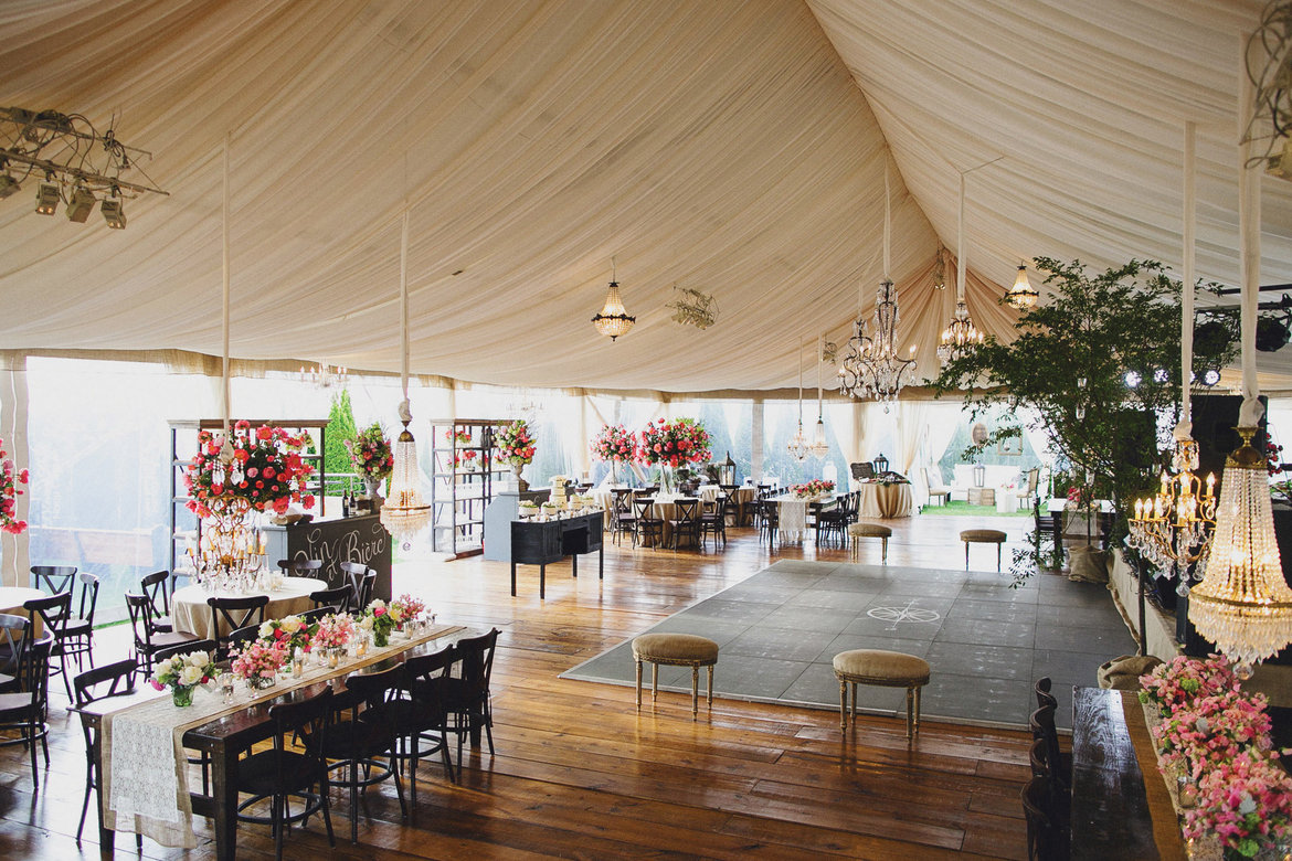 tented wedding