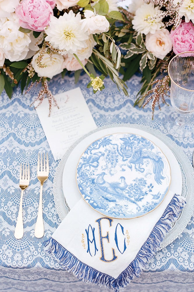 wedding place setting