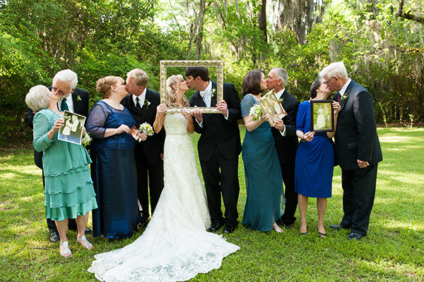 Grandparents special wedding photo