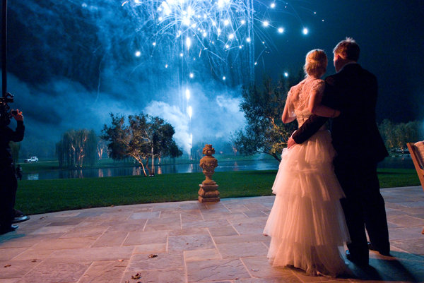 wedding fireworks