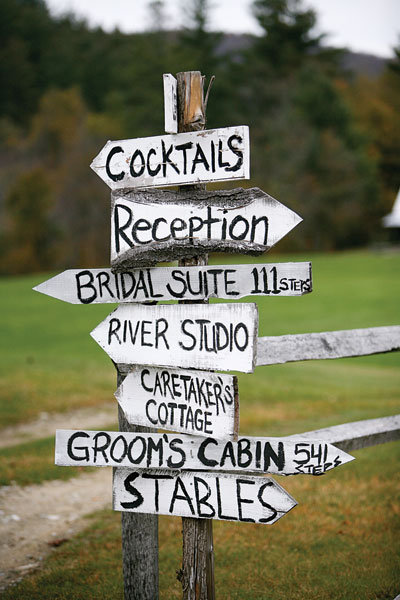 wedding sign