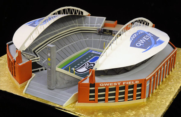 stadium grooms cake