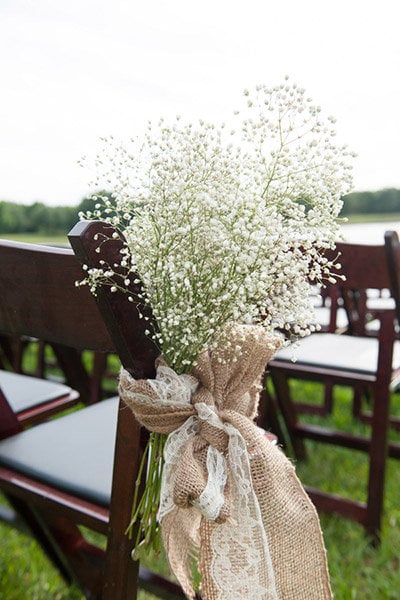 burlap bows