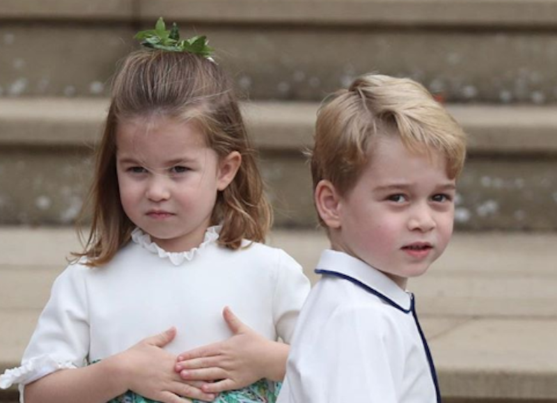 Princess Charlotte and Prince George