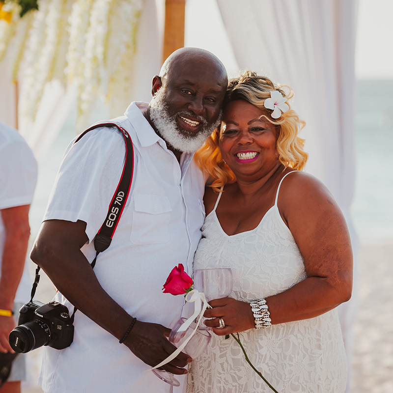 brenda and joe vow renewal aruba