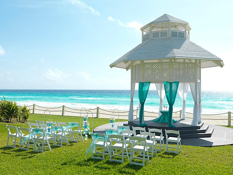 Wedding gazebo at Paradisus Cancun