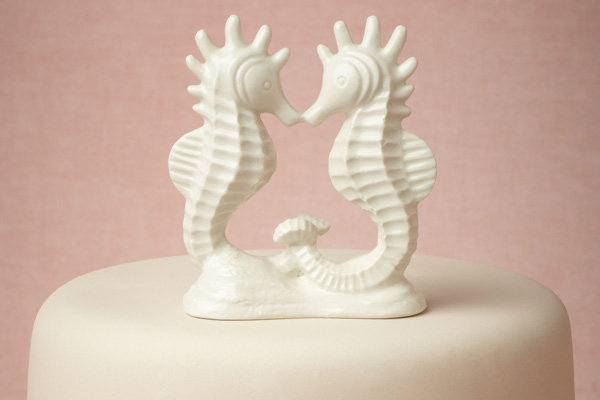 sea horse cake topper