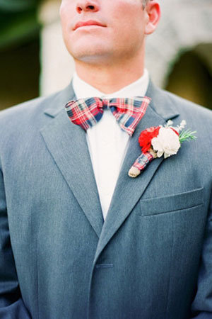 plaid bowtie