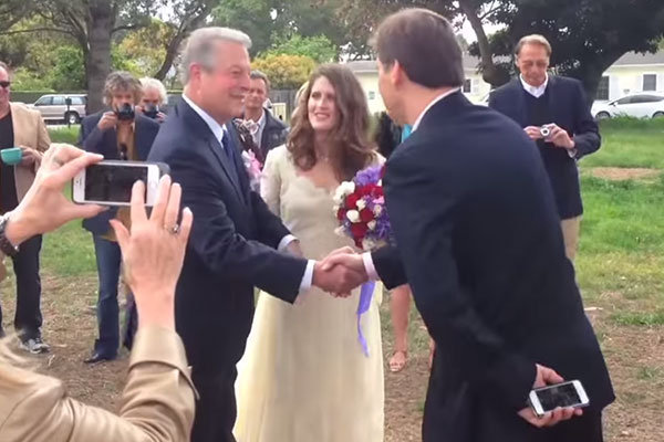 al gore at his daughters wedding