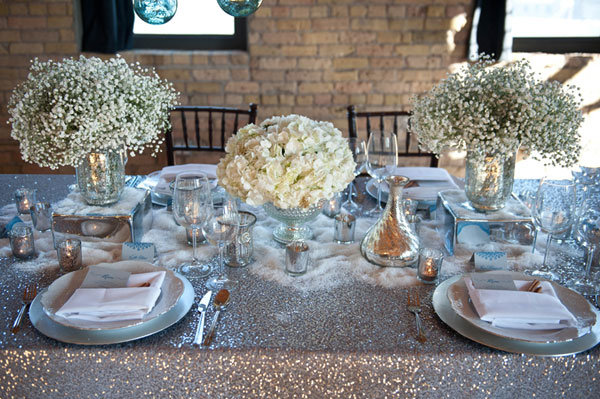 babys breath wedding centerpieces