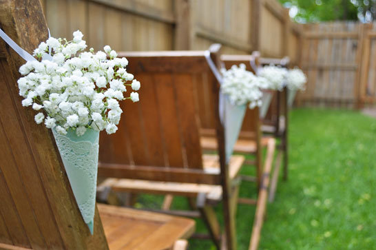 babys breath ceremony decor