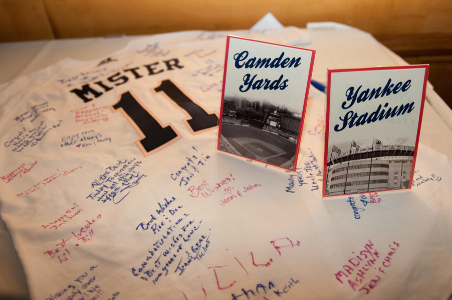 baseball guest book