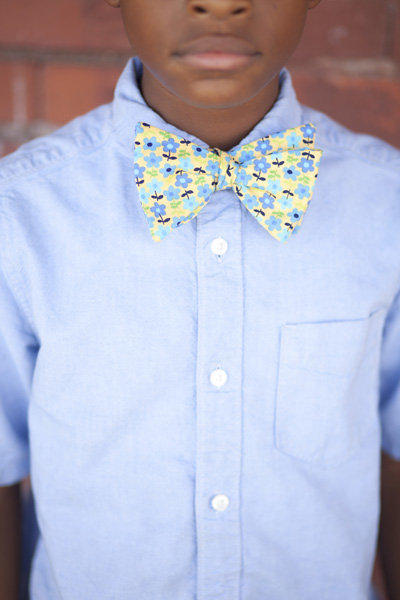 bow tie on ring bearer 